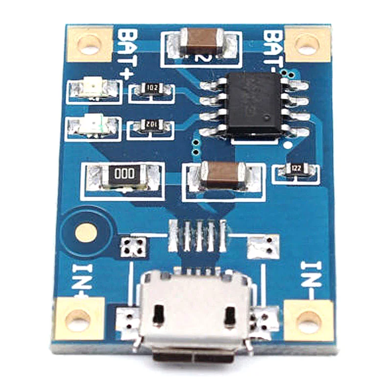10pcs/Set TP4056 advanced chip Micro USB Battery Charger Module Board 5V 1A 18650 Lithium Battery Charging Board
10pcs/Set TP4056 advanced chip Micro USB Battery Charger Module Board 5V 1A 18650 Lithium Battery Charging Board