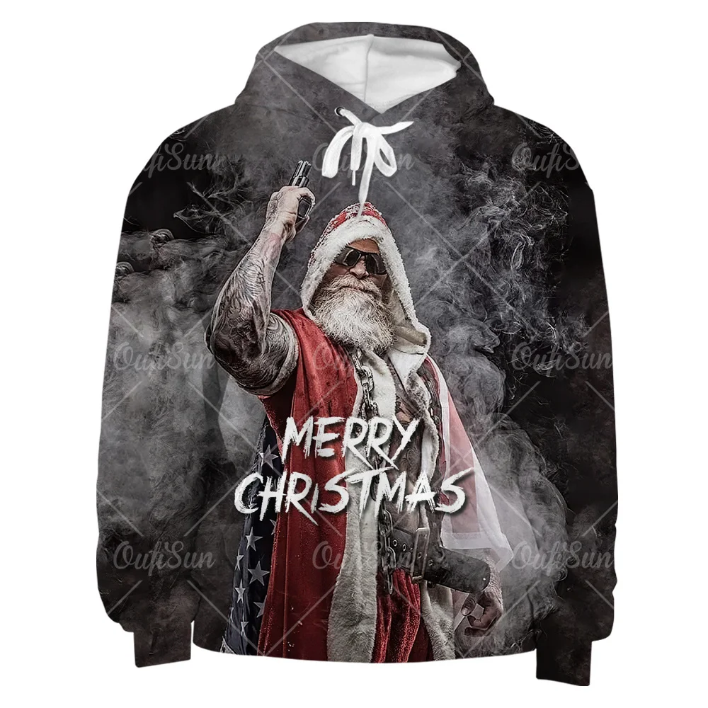 Rock Christmas Santa 3D Print Oversized Men's Hoodie Autumn Funny Cartoon Women's Sweater Fashion Harajuku Hip Hop Hooded Jacket
Rock Christmas Santa 3D Print Oversized Men's Hoodie Autumn Funny Cartoon Women's Sweater Fashion Harajuku Hip Hop Hooded Jacket