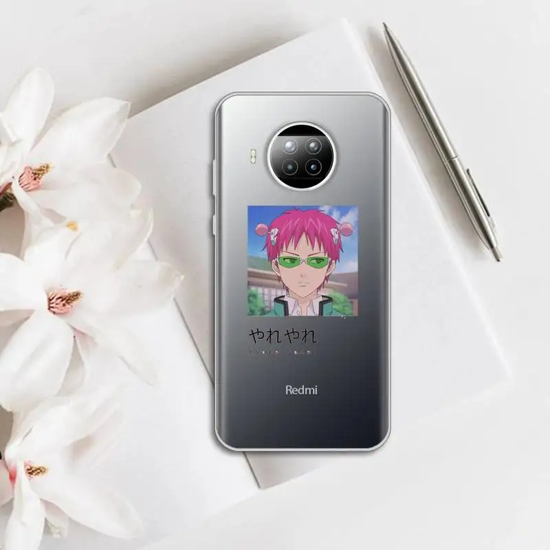 The Disastrous Life of Saiki K Saiki Kusuo Phone Case Transparent for Xiaomi Redmi note 10 t 8 9 pro lite 11
The Disastrous Life of Saiki K Saiki Kusuo Phone Case Transparent for Xiaomi Redmi note 10 t 8 9 pro lite 11