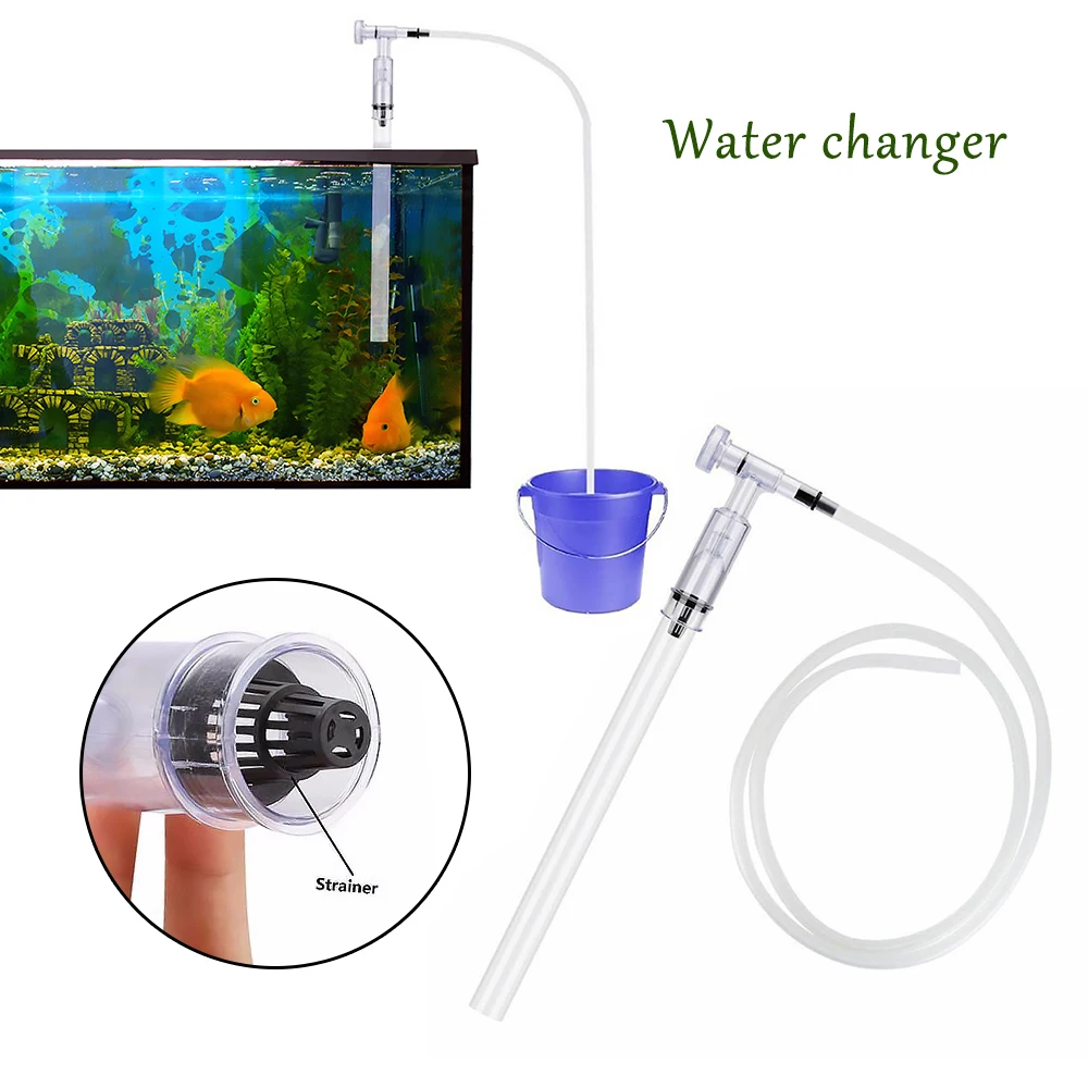 Aquarium Syphon Cleaner Pump Fish Tank Reef Vacuum Gravel Sand Water Changer 2
Aquarium Syphon Cleaner Pump Fish Tank Reef Vacuum Gravel Sand Water Changer 2