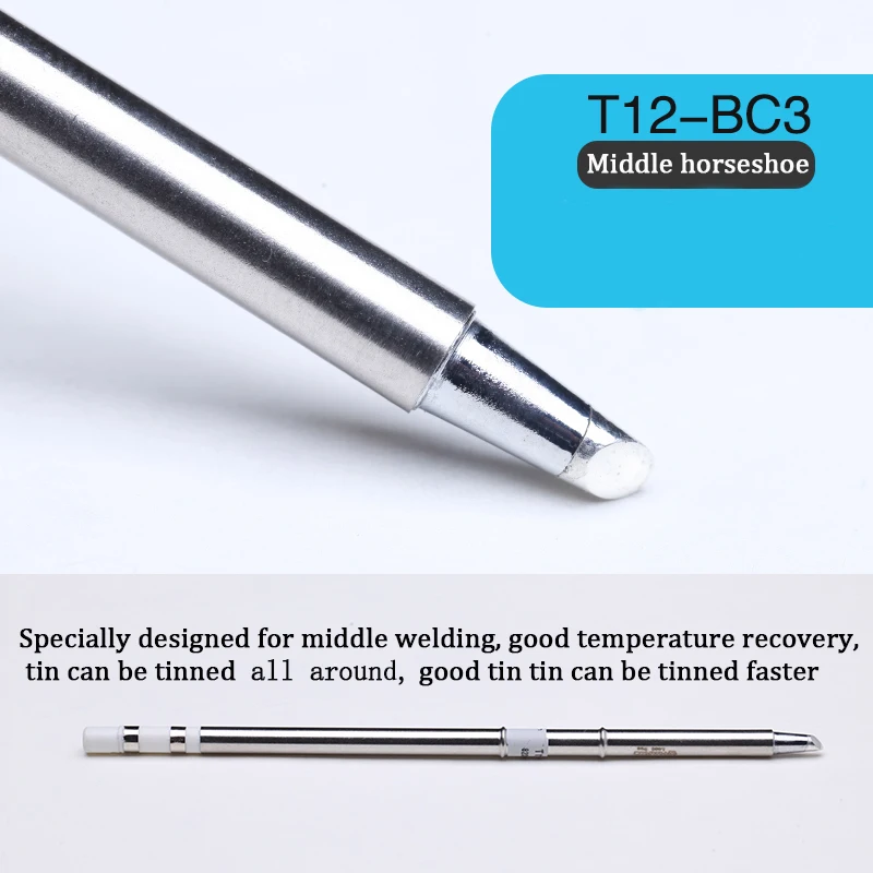 T12 Series Soldering Iron Tips for HAKKO T12 Handle LED vibration switch Temperature Controller FX951 FX-952 T-12 D32 BCF3
T12 Series Soldering Iron Tips for HAKKO T12 Handle LED vibration switch Temperature Controller FX951 FX-952 T-12 D32 BCF3