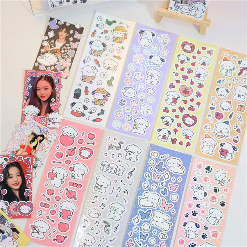 1Pc Kawaii Cartoon Dog Stickers Scrapbooking Decorative Ribbon Cute Sticker Korean DIY Diary Album Stick Label School Stationery
1Pc Kawaii Cartoon Dog Stickers Scrapbooking Decorative Ribbon Cute Sticker Korean DIY Diary Album Stick Label School Stationery