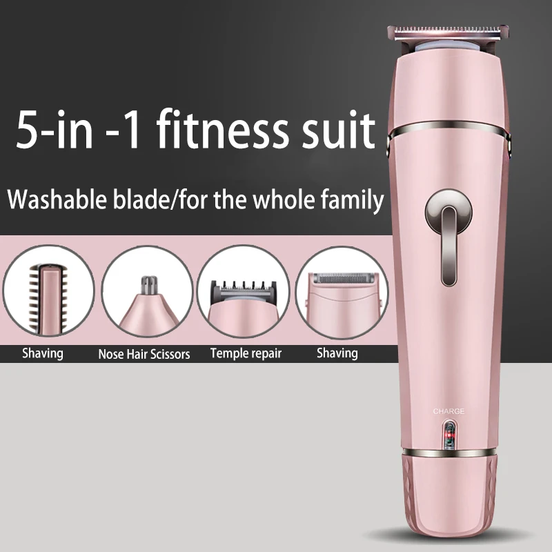 5 In 1 Multifunctional Suit Whole Body Washing Electric Hair Clipper Suitable For The Whole Family Hair Removal Rechargeable
5 In 1 Multifunctional Suit Whole Body Washing Electric Hair Clipper Suitable For The Whole Family Hair Removal Rechargeable