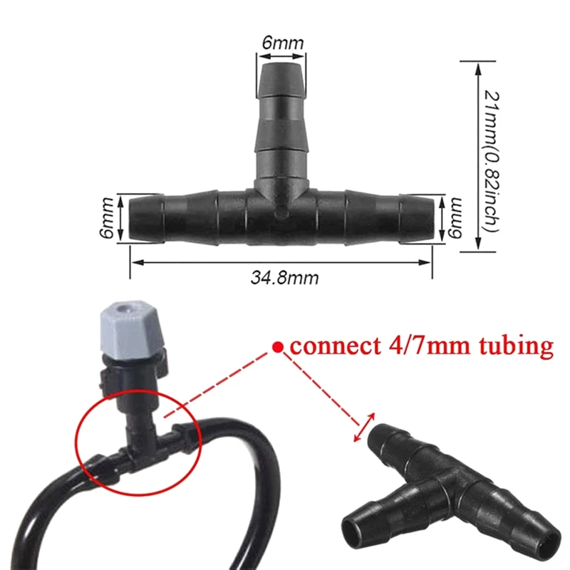 250 Pcs Barbed Connector Irrigation Accessory Kit & 1 Set Irrigation Hose Quick Tap Water Adapter
250 Pcs Barbed Connector Irrigation Accessory Kit & 1 Set Irrigation Hose Quick Tap Water Adapter