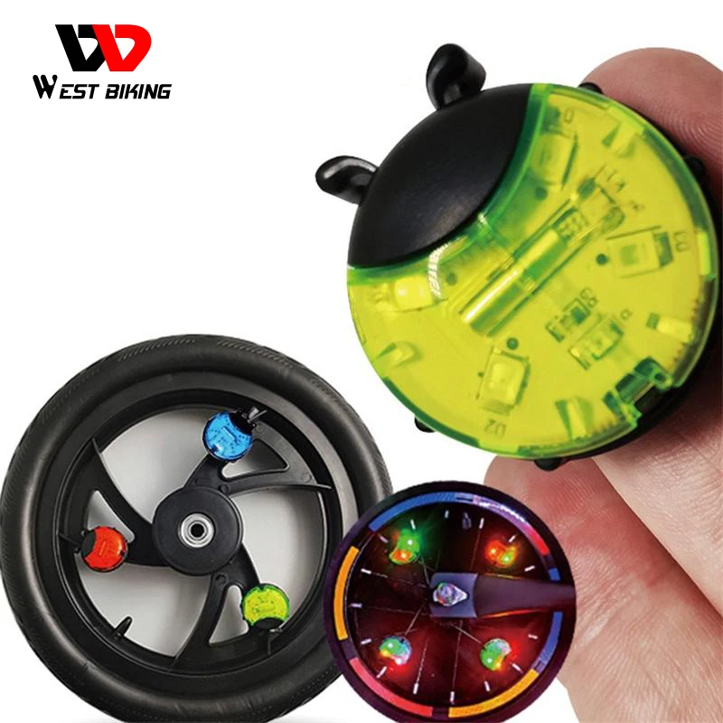 WEST BIKING Bicycle Bike Light Multi-purpose Night Safety Warning Bike Senor Wheel Lamp Cute Cycling Accessories
WEST BIKING Bicycle Bike Light Multi-purpose Night Safety Warning Bike Senor Wheel Lamp Cute Cycling Accessories