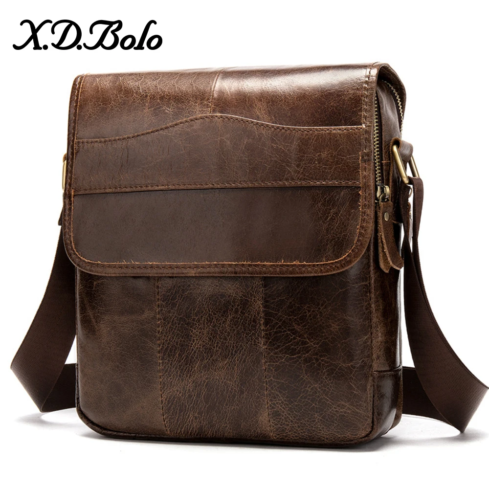X.D.BOLO Fashion Men's Bag Leather Men Shoulder Bag Personal Pocket bag Genuine Leather Male Cross Body Shoulder Business Bags
X.D.BOLO Fashion Men's Bag Leather Men Shoulder Bag Personal Pocket bag Genuine Leather Male Cross Body Shoulder Business Bags