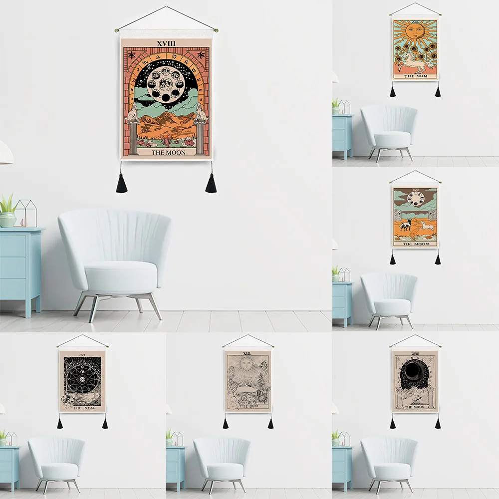 Hanging Cloth Tapastry Home Decoration Wall Home Decoration Accessories for Living Room Picture Tarot Series Home Porch Hanging
Hanging Cloth Tapastry Home Decoration Wall Home Decoration Accessories for Living Room Picture Tarot Series Home Porch Hanging