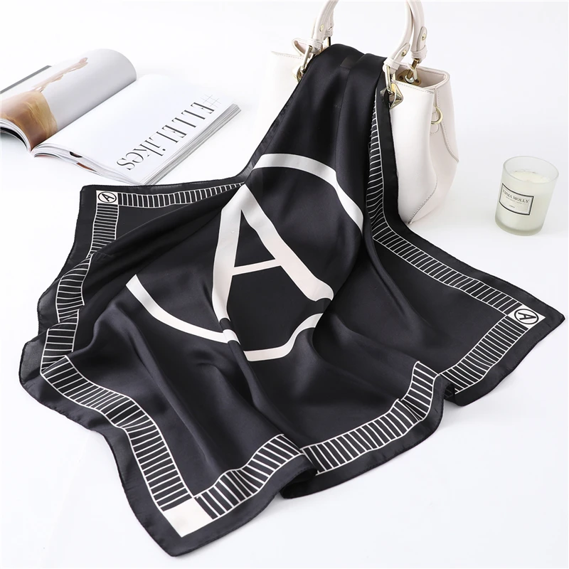 Женский квадратный платок с надписью A модный шарф на шею, женский платок, аксессуары, шарфы для головы
Женский квадратный платок с надписью A модный шарф на шею, женский платок, аксессуары, шарфы для головы