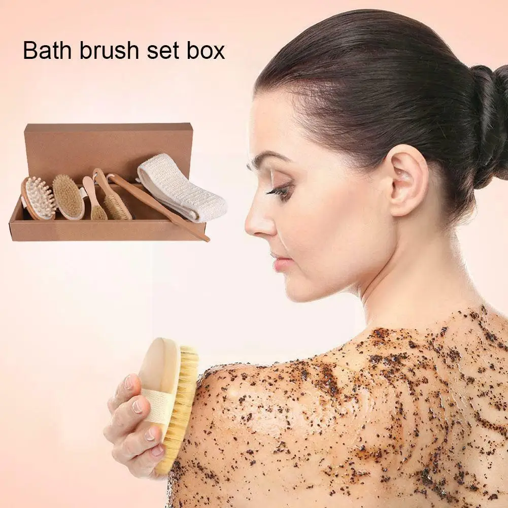 1set Bathing Brush Dry Skin Body Cleaning Brush Soft Shower Body Brush Spa Bath Massage Natural Wooden Bristle Brush Exfoli Y1t4
1set Bathing Brush Dry Skin Body Cleaning Brush Soft Shower Body Brush Spa Bath Massage Natural Wooden Bristle Brush Exfoli Y1t4