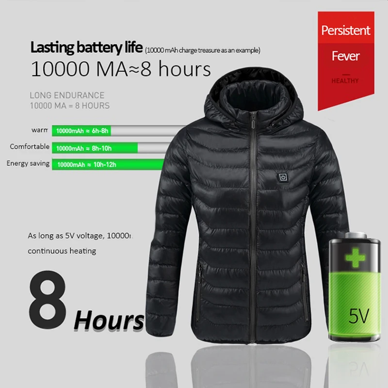 2020 Men Women Heated Jacket Outdoor Infrared Heating Hooded Jacket Electric Thermal Clothing Coat For Hiking Heated Jacket
2020 Men Women Heated Jacket Outdoor Infrared Heating Hooded Jacket Electric Thermal Clothing Coat For Hiking Heated Jacket
