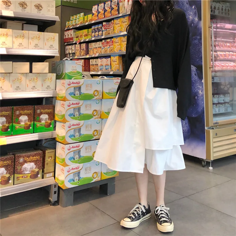 Harajuku High Waist Korean Skirts 2021 Women Spring New Black Elegant Gothic Irregular Patchwork Female Streetwear Skirt Summer
Harajuku High Waist Korean Skirts 2021 Women Spring New Black Elegant Gothic Irregular Patchwork Female Streetwear Skirt Summer