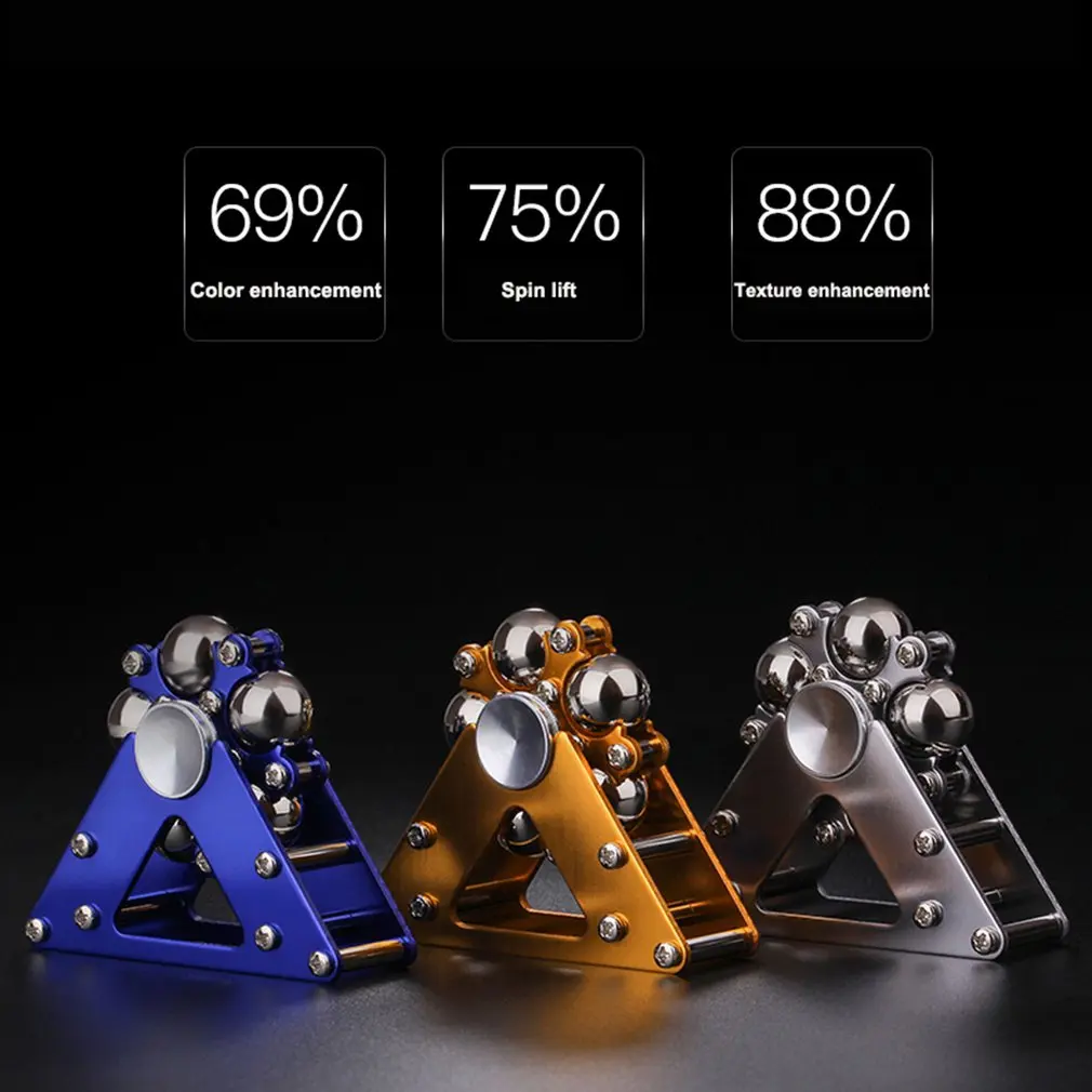 Metal Fidget Spinner Anti-stress Hand Toys Relieve Stress Spinning Top Desktop Toy For Children Stress Toy Gifts
Metal Fidget Spinner Anti-stress Hand Toys Relieve Stress Spinning Top Desktop Toy For Children Stress Toy Gifts