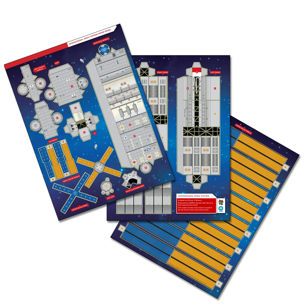 International Space Station Simple Edition Space Aerospace Technology Paper Model DIY Handmade 3D Paper Model Toys for Children
International Space Station Simple Edition Space Aerospace Technology Paper Model DIY Handmade 3D Paper Model Toys for Children