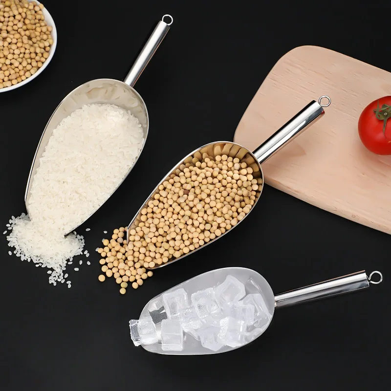 Thickened Stainless Steel Ice Shovel Bar Supermarket Ice Cube BBQ Spade Kitchen Facial Powder Melter Food Multi-use Shovel Tools
Thickened Stainless Steel Ice Shovel Bar Supermarket Ice Cube BBQ Spade Kitchen Facial Powder Melter Food Multi-use Shovel Tools