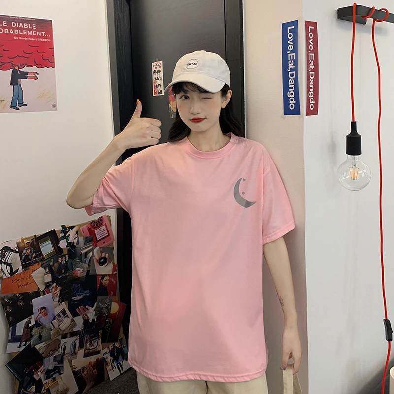 Harajuku Brief Creative Reflective Sun Pattern Print Men t Shirt All-Match Couples fashion Clothes Hip Hop Summer Streetwear
Harajuku Brief Creative Reflective Sun Pattern Print Men t Shirt All-Match Couples fashion Clothes Hip Hop Summer Streetwear