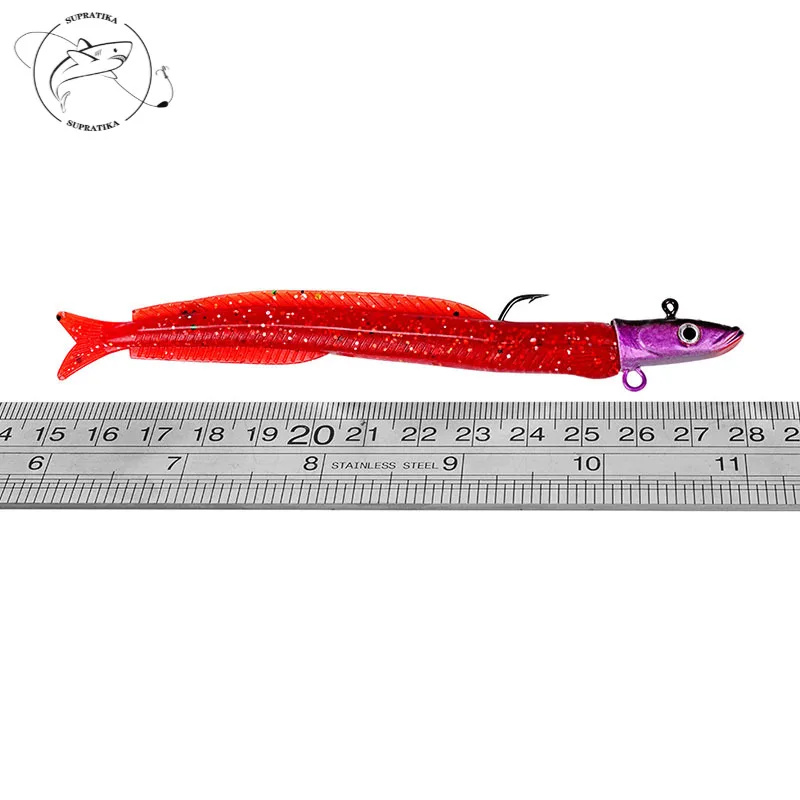 Fishing Lure Artificial Metal Lead Head Silicone Plastic Soft Bait Wobbler 5pcs 14g/12.5cm 3D Eyes Glitter Powder Bionic Bait
Fishing Lure Artificial Metal Lead Head Silicone Plastic Soft Bait Wobbler 5pcs 14g/12.5cm 3D Eyes Glitter Powder Bionic Bait