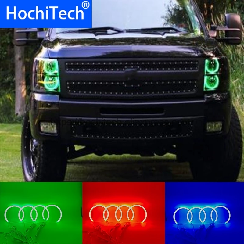 HochiTech 5050 SMD Cotton Multi-Color RGB LED Angel Eyes Kit with remote control for 2007-14' Chevrolet Silverado 1500 2500 3500
HochiTech 5050 SMD Cotton Multi-Color RGB LED Angel Eyes Kit with remote control for 2007-14' Chevrolet Silverado 1500 2500 3500