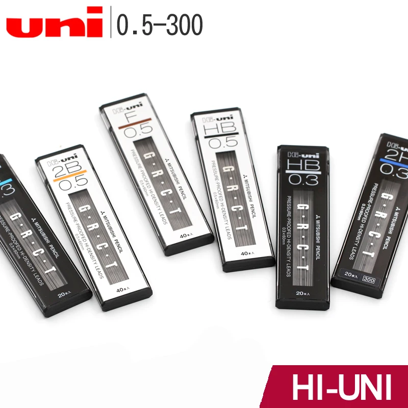 1pcs Uni Hi-UNI Mechanical Pencil Leads 05-300 Smooth refills are not easy to break core 0.3|0.5mm 2B/HB Multi-spec
1pcs Uni Hi-UNI Mechanical Pencil Leads 05-300 Smooth refills are not easy to break core 0.3|0.5mm 2B/HB Multi-spec
