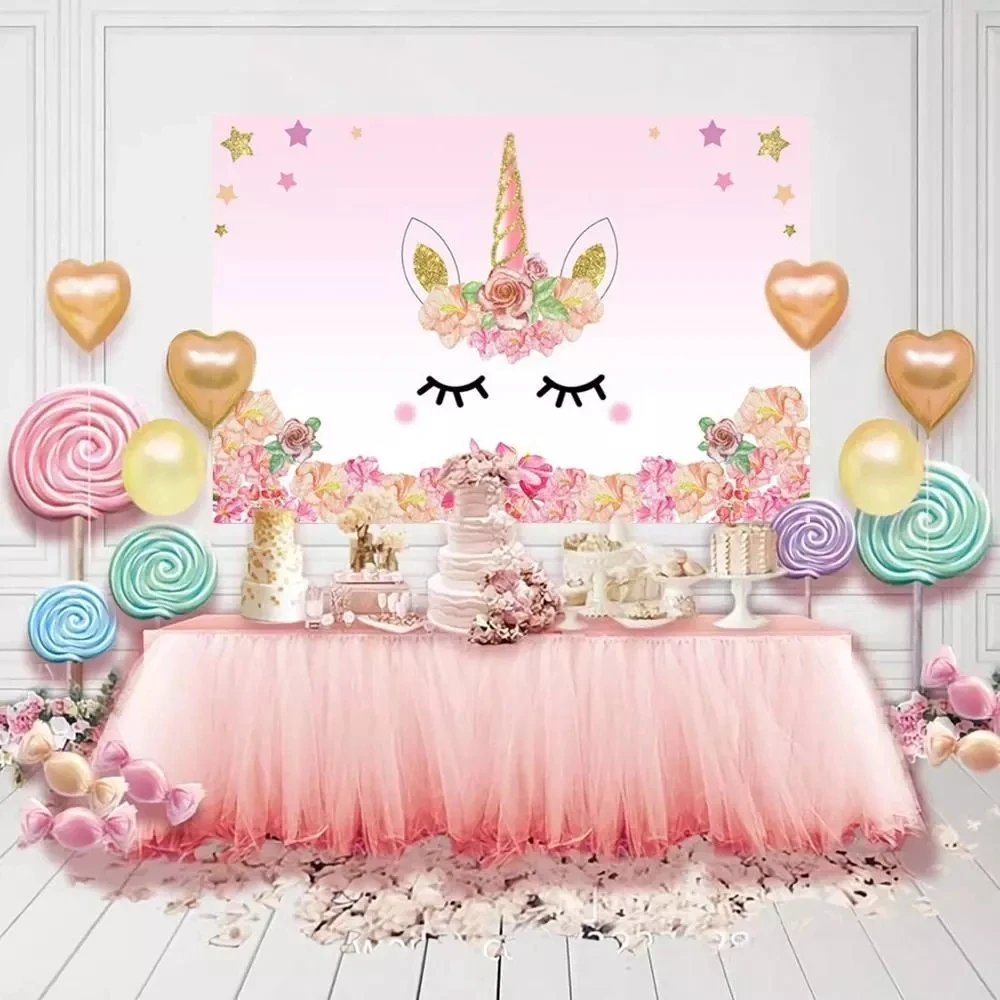 Name Can Be Customized Unicorn Background For Photography Birthday Party Rainbow Flower Balloon Happy Birthday Party Decoration
Name Can Be Customized Unicorn Background For Photography Birthday Party Rainbow Flower Balloon Happy Birthday Party Decoration