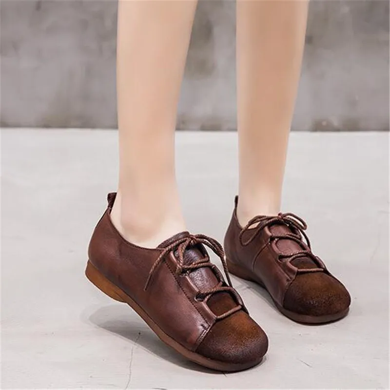 2020 New Crossover Strap Top Cowhide Splice Full Genuine Leather Shoes Flat Shoes Woman Spring Shoes Soft Comfort Casual Shoes
2020 New Crossover Strap Top Cowhide Splice Full Genuine Leather Shoes Flat Shoes Woman Spring Shoes Soft Comfort Casual Shoes