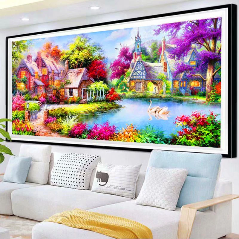 Алмазная 5D картина «сделай сам», полноразмерная вышивка для сада и дома, мозаика, украшение для дома, подарок, A1176
Алмазная 5D картина «сделай сам», полноразмерная вышивка для сада и дома, мозаика, украшение для дома, подарок, A1176