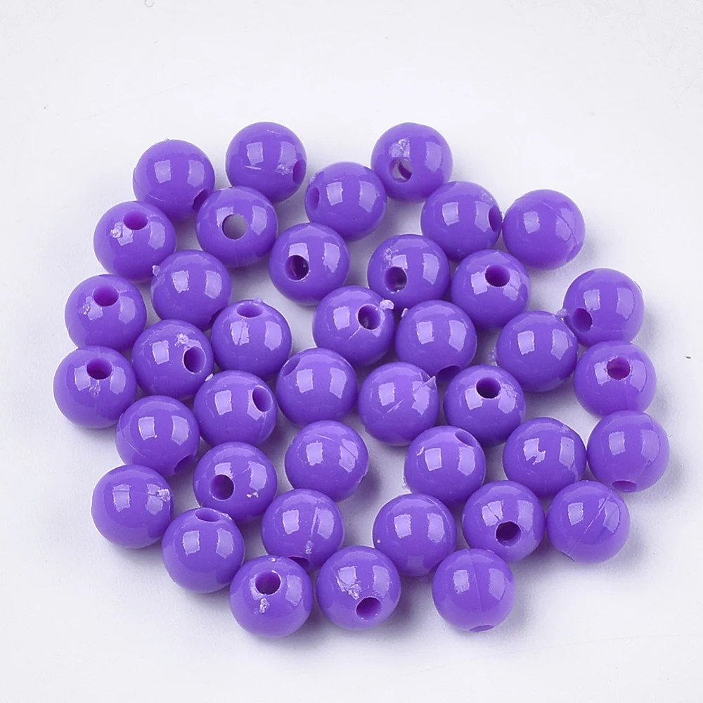 500g Opaque Plastic Beads Round Blue Violet 6x5.5mm Hole: 1.8mm about 4790PCS s/500g
500g Opaque Plastic Beads Round Blue Violet 6x5.5mm Hole: 1.8mm about 4790PCS s/500g