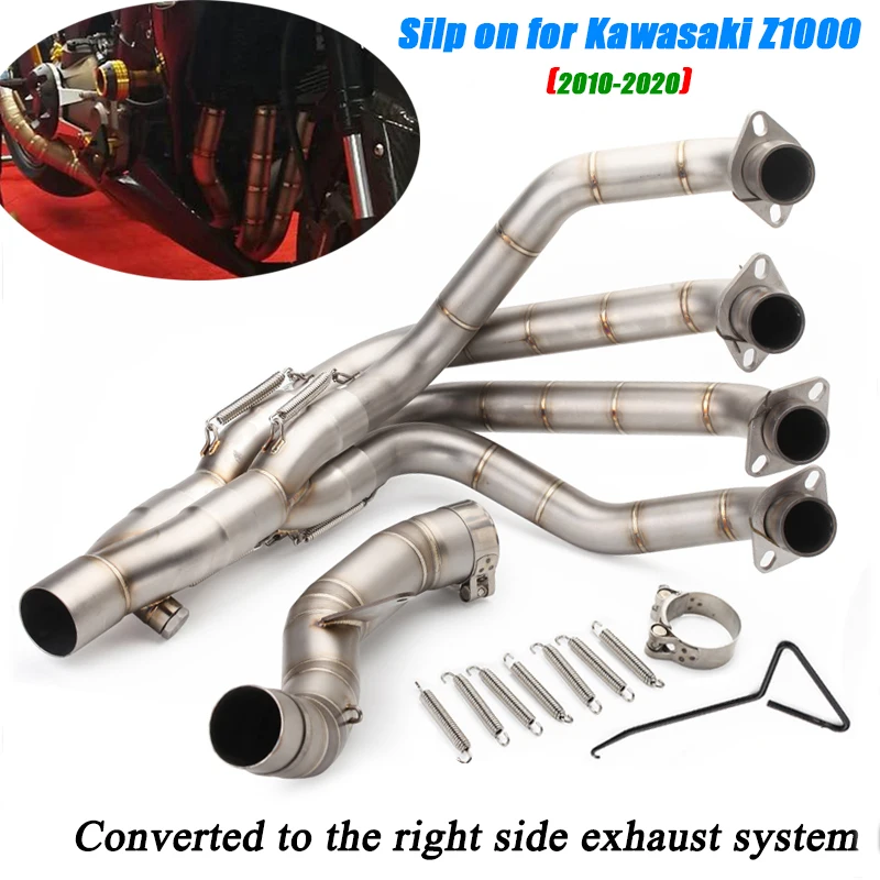Motorcycle 51MM Front Middle Link Pipe Stainless Steel Silencer System Lossless installation Set for Kawasaki z1000 2010-2020
Motorcycle 51MM Front Middle Link Pipe Stainless Steel Silencer System Lossless installation Set for Kawasaki z1000 2010-2020