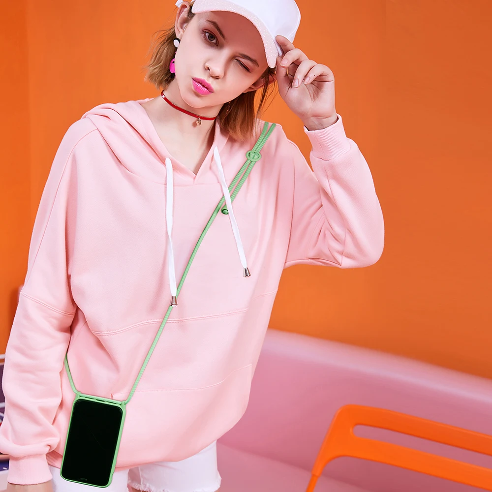 For iPhone Case 11 Pro Neck Strap Cord Shoulder Rope Phone Case for iPhone 6 6s 7 8 plus X 10 XR 11 XS Max Candy Crossbody Cover
For iPhone Case 11 Pro Neck Strap Cord Shoulder Rope Phone Case for iPhone 6 6s 7 8 plus X 10 XR 11 XS Max Candy Crossbody Cover
