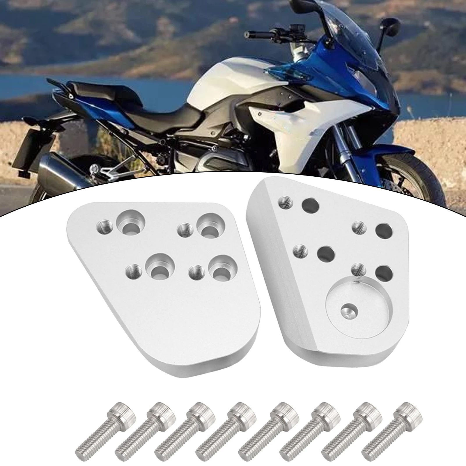 Silver Handlebar Riser For BMW R1200RT R1150RT R1100RT R1100R R1150R R 1100 1150 1200 RT R Motorcycle Accessories Parts
Silver Handlebar Riser For BMW R1200RT R1150RT R1100RT R1100R R1150R R 1100 1150 1200 RT R Motorcycle Accessories Parts