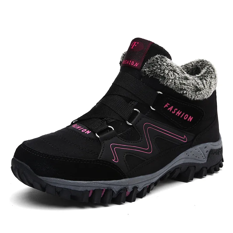 Ladies Cotton Shoes Men's Winter Plus Velvet Thickening Couple Shoes Outdoor Large Size Anti-ski Boots Sports Running Shoes
Ladies Cotton Shoes Men's Winter Plus Velvet Thickening Couple Shoes Outdoor Large Size Anti-ski Boots Sports Running Shoes