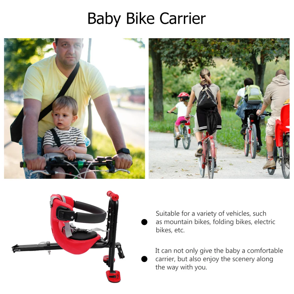 1Pc Child Seat Bike Front Mount Baby Chair Baby Safety Seat Baby Carrier 
1Pc Child Seat Bike Front Mount Baby Chair Baby Safety Seat Baby Carrier