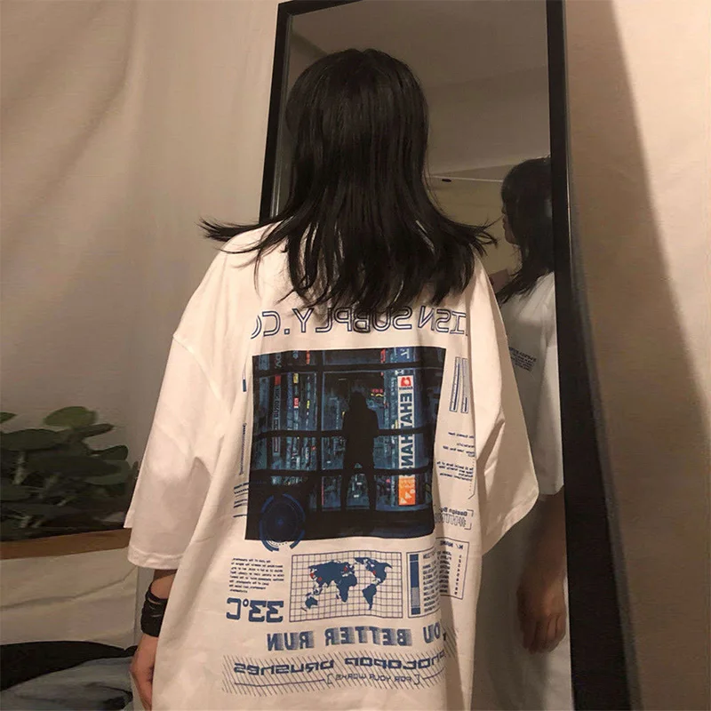 2021 Summer Style Anime Graphics Hip-Hop Style Oversize Couple Short-Sleeved t-Shirt Kpop Korean Fashion Aesthetic Woman Top
2021 Summer Style Anime Graphics Hip-Hop Style Oversize Couple Short-Sleeved t-Shirt Kpop Korean Fashion Aesthetic Woman Top