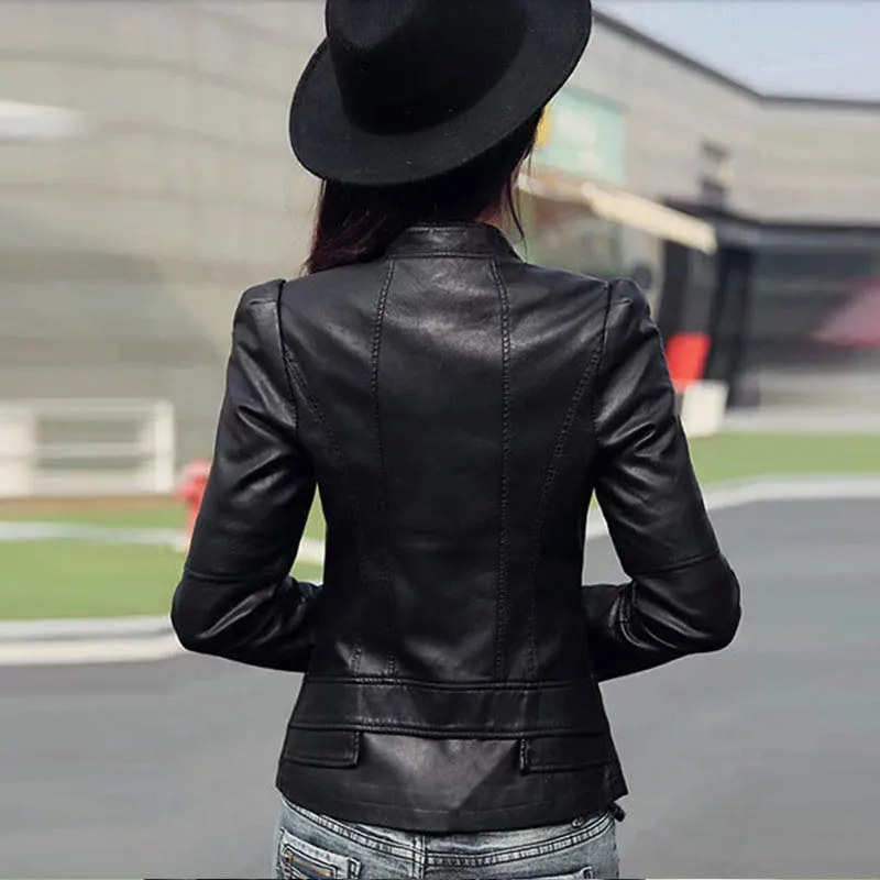 Women's Fur Coat 2019 Autumn Women's Motorcycle Winter Faux Leather Sheepskin Bomber Jacket Black Short Coat Female PU Coat
Women's Fur Coat 2019 Autumn Women's Motorcycle Winter Faux Leather Sheepskin Bomber Jacket Black Short Coat Female PU Coat