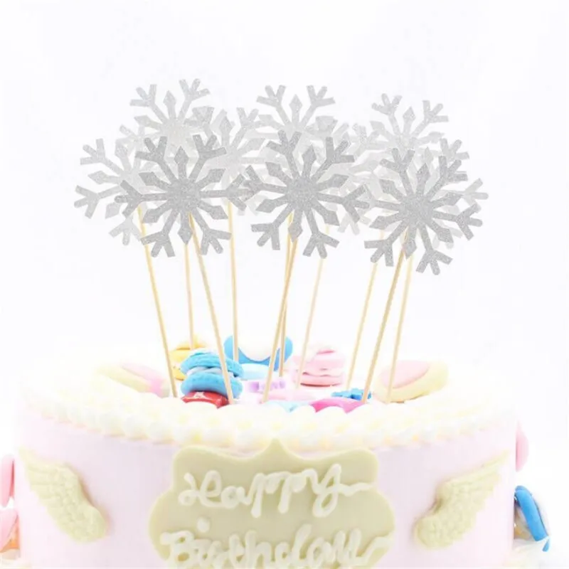 10/20/30pcs Snowflake Cake Cupcake Topper Flags Christmas Decoration for Home Baking Accessories Navidad Party Dessert Supplies
10/20/30pcs Snowflake Cake Cupcake Topper Flags Christmas Decoration for Home Baking Accessories Navidad Party Dessert Supplies