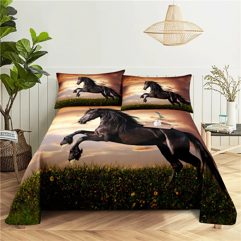 Running Horse 0.9/1.2/1.5/1.8/2.0m Digital Printing Polyester Bed Flat Sheet With Pillowcase Print Bedding Set
Running Horse 0.9/1.2/1.5/1.8/2.0m Digital Printing Polyester Bed Flat Sheet With Pillowcase Print Bedding Set