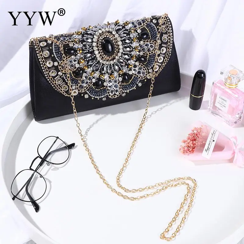 Black Ladies Handbag Purse with Diamonds Wedding Party Dress Purse Designer Pochette Femme Clutch Women Bgas Luxury Handbags
Black Ladies Handbag Purse with Diamonds Wedding Party Dress Purse Designer Pochette Femme Clutch Women Bgas Luxury Handbags