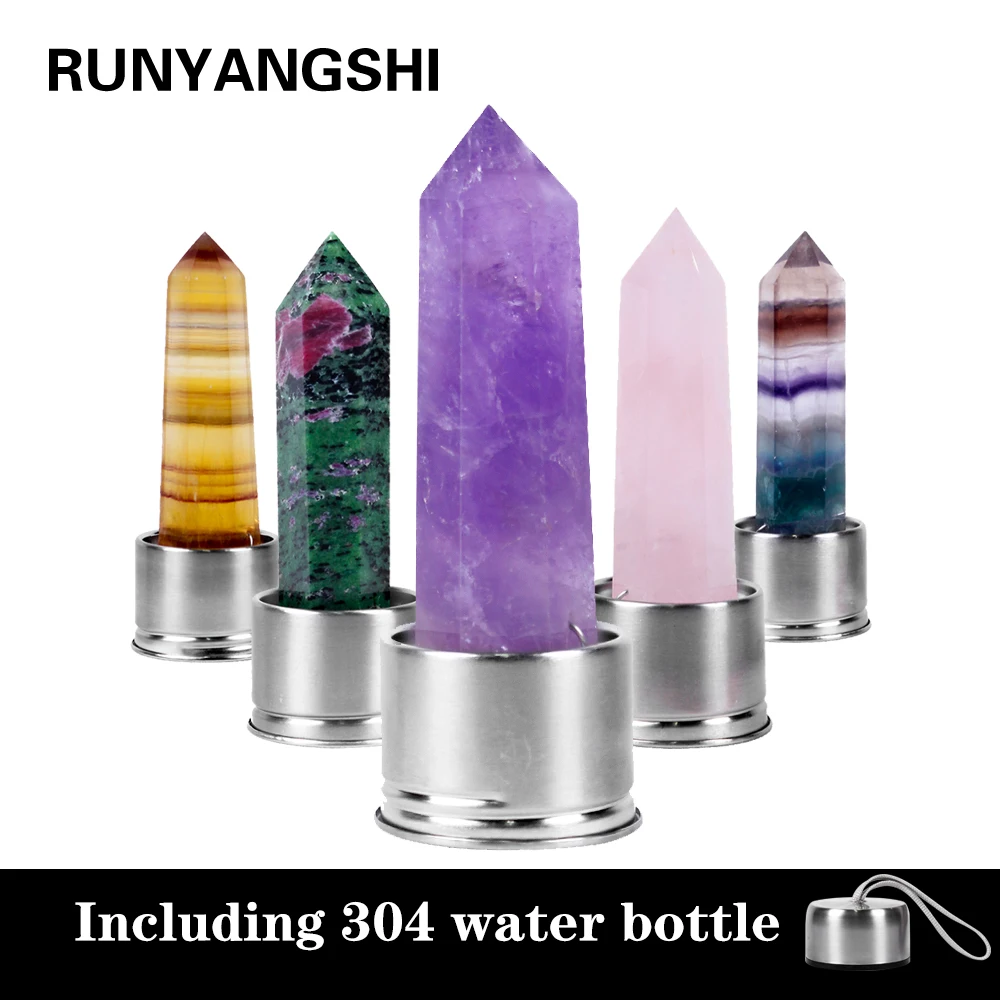 304 Natural Crystal Column Energy Healthy Water Cup Glass Water Bottle Elixir Crystal Obelisk Wand Healing Gemstone Quartz
304 Natural Crystal Column Energy Healthy Water Cup Glass Water Bottle Elixir Crystal Obelisk Wand Healing Gemstone Quartz