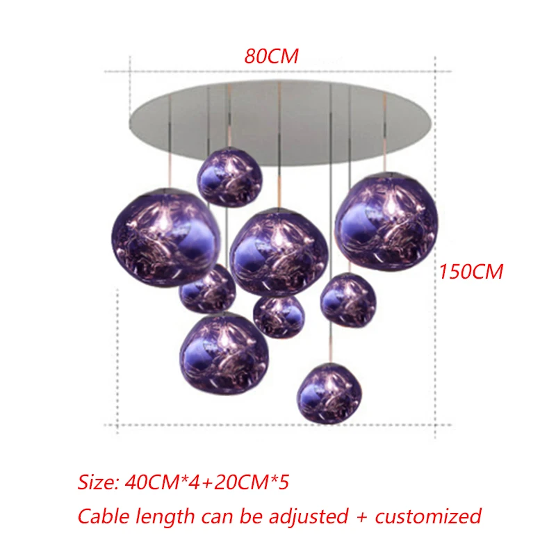 Modern LED PVC Lava Pendant Lights Melt Hanging Lamp Bedroom Living Room Loft Villa Pendant Lamp Dining Room Home Decor Lighting
Modern LED PVC Lava Pendant Lights Melt Hanging Lamp Bedroom Living Room Loft Villa Pendant Lamp Dining Room Home Decor Lighting