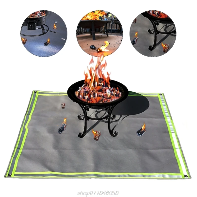 Fire Pit Mats Eco-Friendly Fire Pit Deck Protector Night Visible Fireproof Mats for Lawn Outdoor Grilling Hiking M07 21 Dropship
Fire Pit Mats Eco-Friendly Fire Pit Deck Protector Night Visible Fireproof Mats for Lawn Outdoor Grilling Hiking M07 21 Dropship