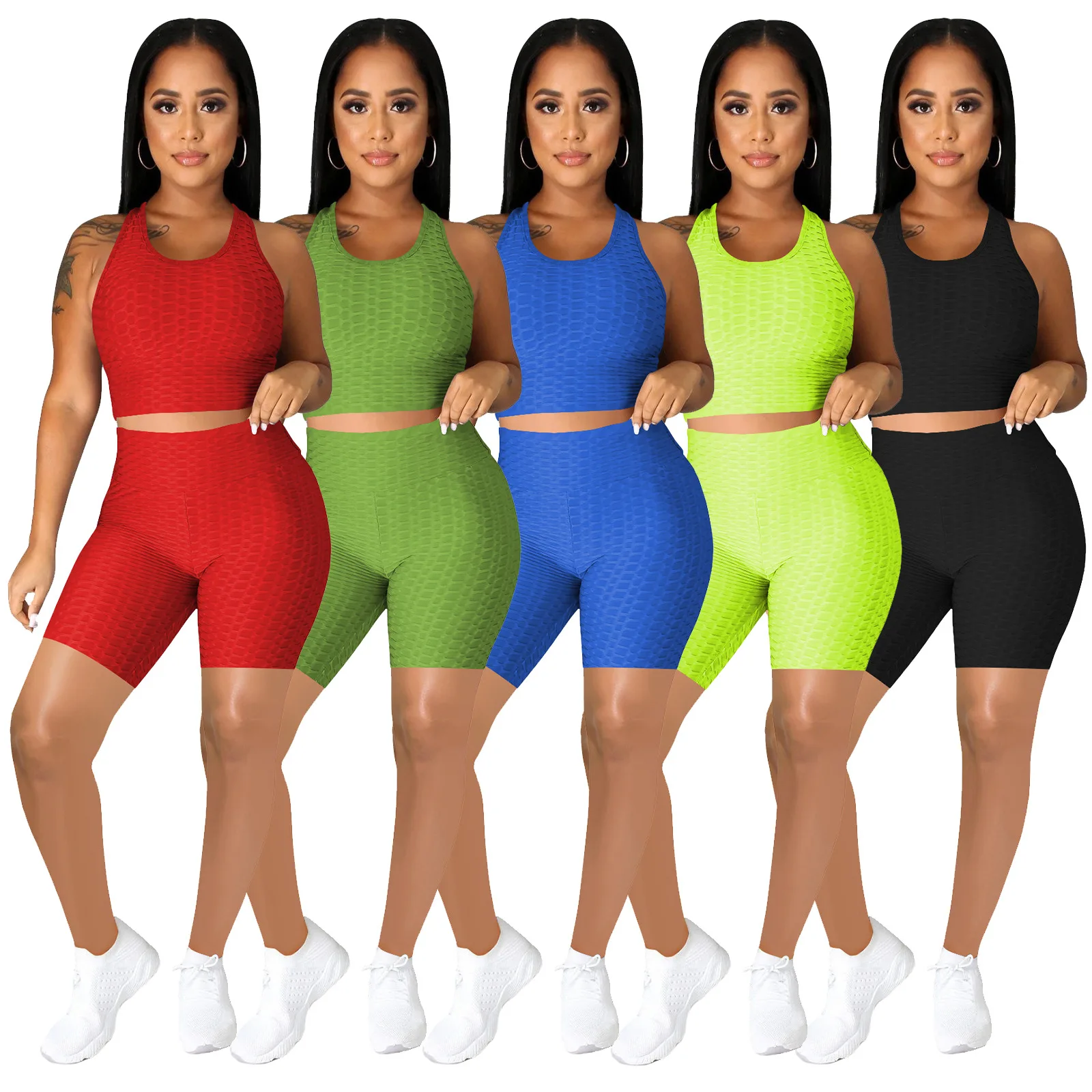 Donsignet Women Shorts Outfits 2021 Women New Multicolor Suits Conjunto Feminino Women Crop Top Fashion Casual Two Piece Outfits
Donsignet Women Shorts Outfits 2021 Women New Multicolor Suits Conjunto Feminino Women Crop Top Fashion Casual Two Piece Outfits