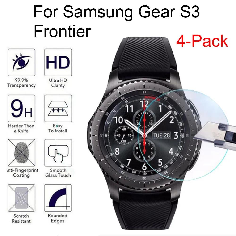 4 шт., закаленное стекло для Samsung Gear S3 Classic Frontier 9H
4 шт., закаленное стекло для Samsung Gear S3 Classic Frontier 9H