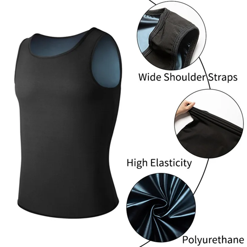 Slimming Belt Men Hot Sauna Vest Body Shaper Neoprene Abdomen Fat Burning Thermo Shaperwear Waist Trainer Corset Tank Tops
Slimming Belt Men Hot Sauna Vest Body Shaper Neoprene Abdomen Fat Burning Thermo Shaperwear Waist Trainer Corset Tank Tops