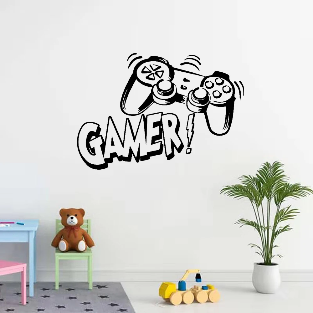 Carved Gamer Wall sticker Vinyl Mural Wallpaper For Kids Room Decoration Decals boys ps4 Gaming poster Decor door Sticker
Carved Gamer Wall sticker Vinyl Mural Wallpaper For Kids Room Decoration Decals boys ps4 Gaming poster Decor door Sticker