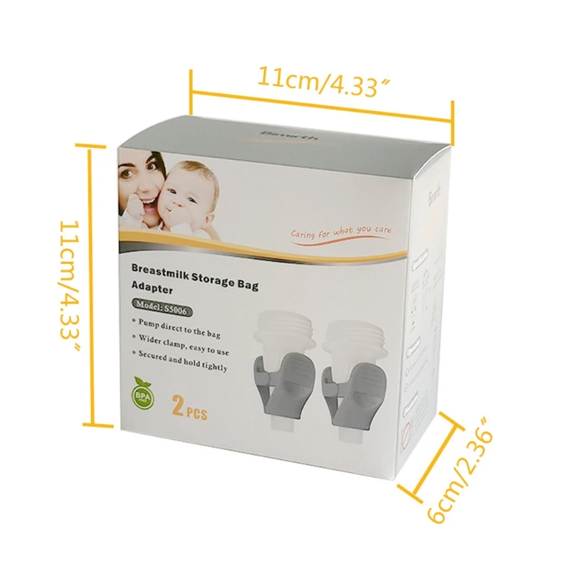 Standard Caliber Breast Pump Milk Adapter Baby Breastmilk Storage Bag Conversion Clip Converter
Standard Caliber Breast Pump Milk Adapter Baby Breastmilk Storage Bag Conversion Clip Converter