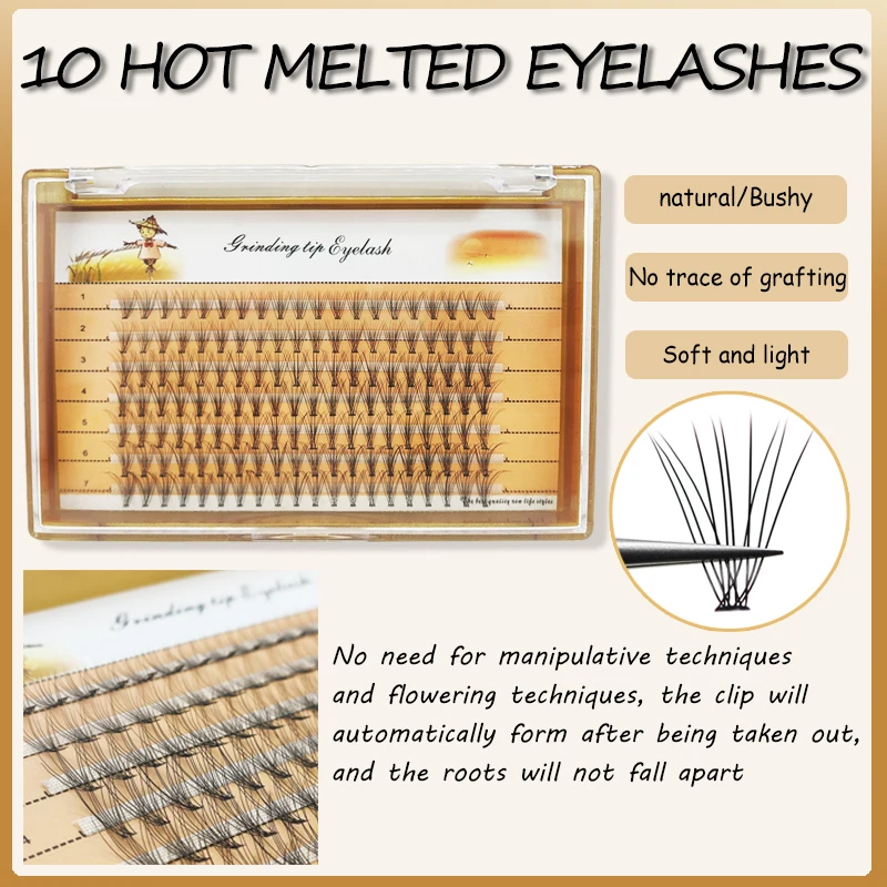10 multi-hair eyelashes single natural soft false eyelashes personalized handmade false eyelashescluster segmented eyelashes
10 multi-hair eyelashes single natural soft false eyelashes personalized handmade false eyelashescluster segmented eyelashes