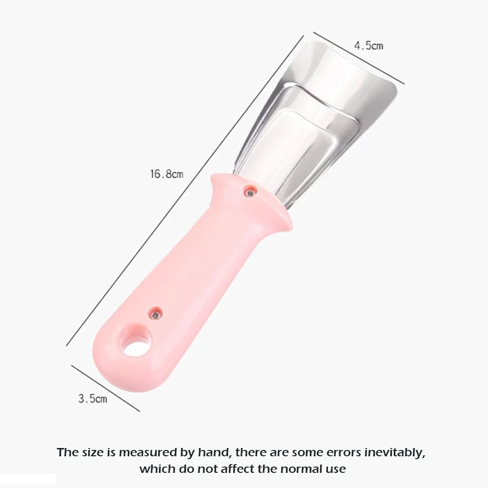 Stainless steel multi-functional de-icing spatula refrigerator ice spatula plastic handle kitchen cleaning gadgets refrigerator
Stainless steel multi-functional de-icing spatula refrigerator ice spatula plastic handle kitchen cleaning gadgets refrigerator