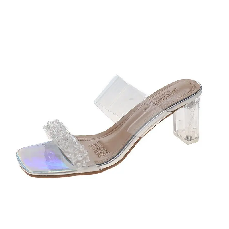 Shoes Low Slippers Casual Slipers Women String Bead Transparent Heel Slides Jelly Flip Flops Silver Luxury 2021 Summer Glitter S
Shoes Low Slippers Casual Slipers Women String Bead Transparent Heel Slides Jelly Flip Flops Silver Luxury 2021 Summer Glitter S