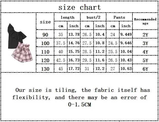 Kids Baby Girl Clothes Set Tops Vest One Shoulder Shorts Plaid Bow Knot 2pcs Casual Cotton Summer New Girls 2-6Y
Kids Baby Girl Clothes Set Tops Vest One Shoulder Shorts Plaid Bow Knot 2pcs Casual Cotton Summer New Girls 2-6Y