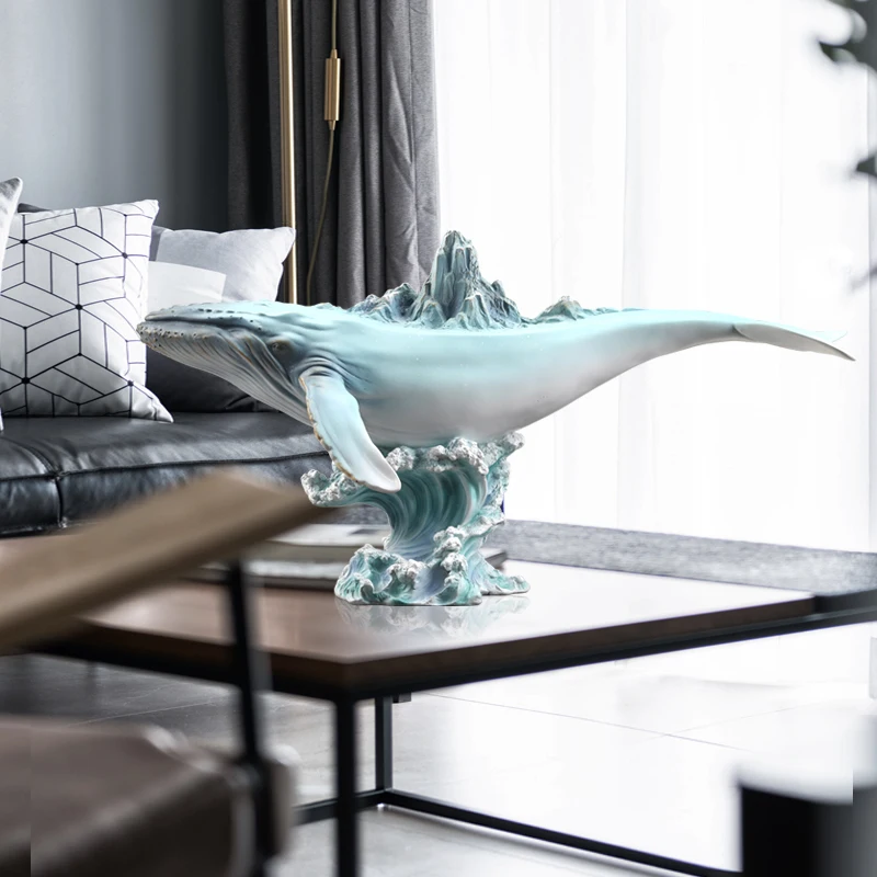 Home Dector Whale Statue Porch Desktop Decoration Sculpture Luxury Living Room Office Ornament Large Housewarming Gift Figurines
Home Dector Whale Statue Porch Desktop Decoration Sculpture Luxury Living Room Office Ornament Large Housewarming Gift Figurines