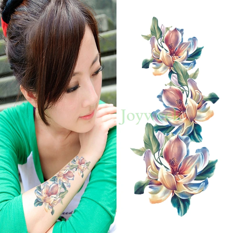Waterproof Temporary Tattoo Sticker orchid flower women's body art tatto stickers flash tatoo fake tattoos for girl 7
Waterproof Temporary Tattoo Sticker orchid flower women's body art tatto stickers flash tatoo fake tattoos for girl 7